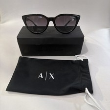 Armani Exchange Grey Gradient Cat Eye Ladies Sunglasses AX4130SU 81588G 56