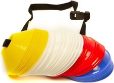 Sports Cones  40 Pack Training Cones with Strap for Agility Drills, Soccer, and