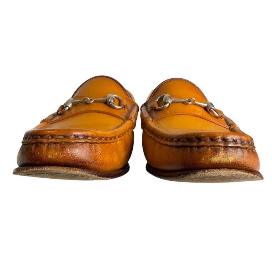 GUCCI Women's Horsebit Leather Loafers Dress Shoes Size:35/JP:22 141104K Authen thumbnail 2