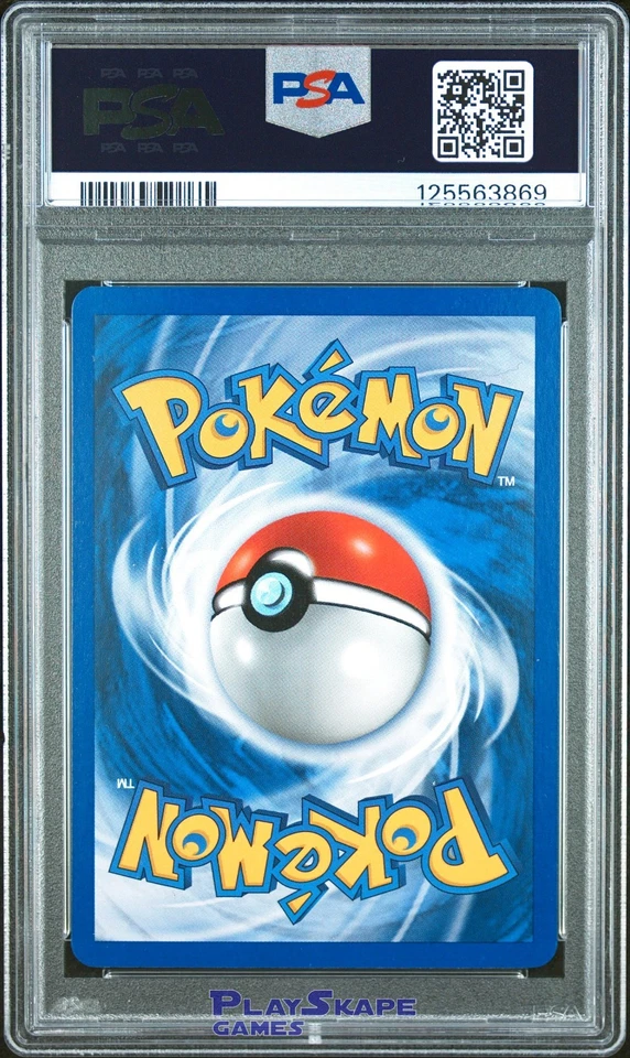 Pokemon Card PSA 8 Meganium 10/111 1ST EDITION Neo Genesis Holo Vintage 2000 - Image 2 of 2