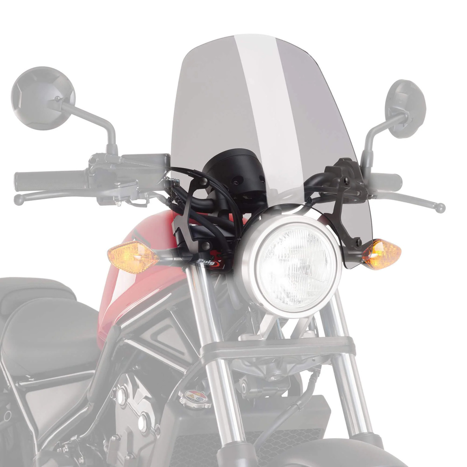 Puig Touring Screen | Light Smoke | Honda CMX 500 Rebel 2017>Current