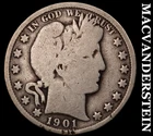 1901 Barber Half Dollar - Scarce  Better Date  No Reserve  #J9574