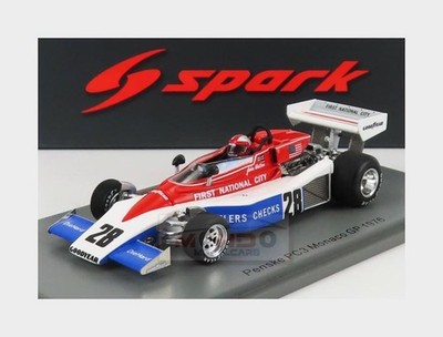 1:43 SPARK Penske F1 Pc3 #28 Monaco Gp 1976 J.Watson White Red Blue S7224 Modell