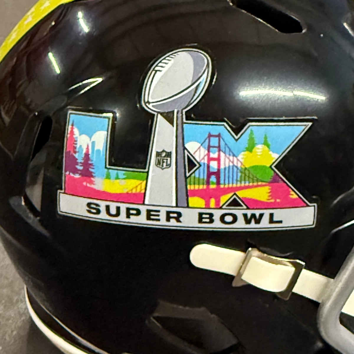 Super Bowl 60 LX Mini Football Helmet Riddell Speed San Francisco