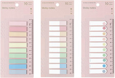 600 Pcs Morandi Sticky Tabs for Books - Pastel Page Markers and Annotations