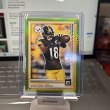 MIKE WILLIAMS 2025 DONRUSS OPTIC LIME GREEN PRIZM STEELERS /50 Q4354