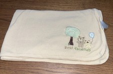 Koala Baby Best Friends Bears Tree Balloon Tan Thermal Knit Receiving Blanket