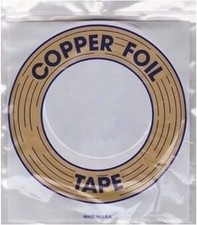 Edco 7/32"1Mil x36Yds.Copper Foil Tape for Glass