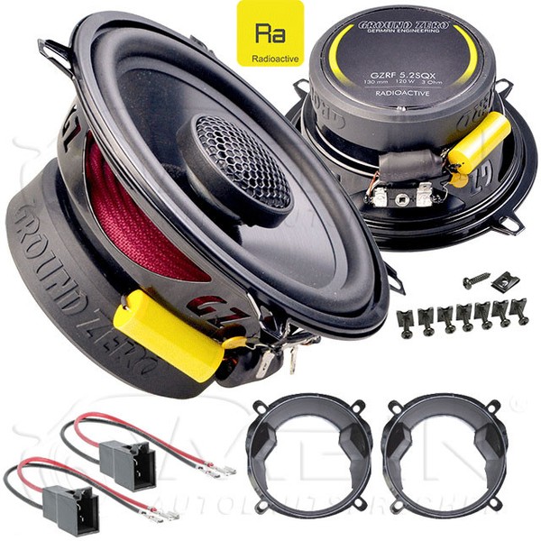 Ground Zero Lautsprecher FüR Volvo V40 I Typ V 1996-2004 Front TüR 120W #Birn-image