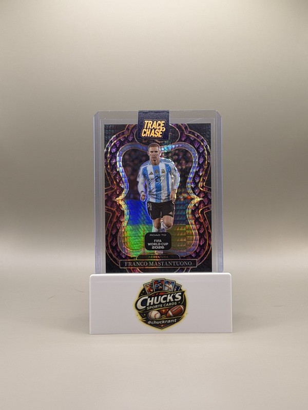 2025-26 Panini Select FIFA Franco Mastantuono Purple Dragon Scale /48 Argentina