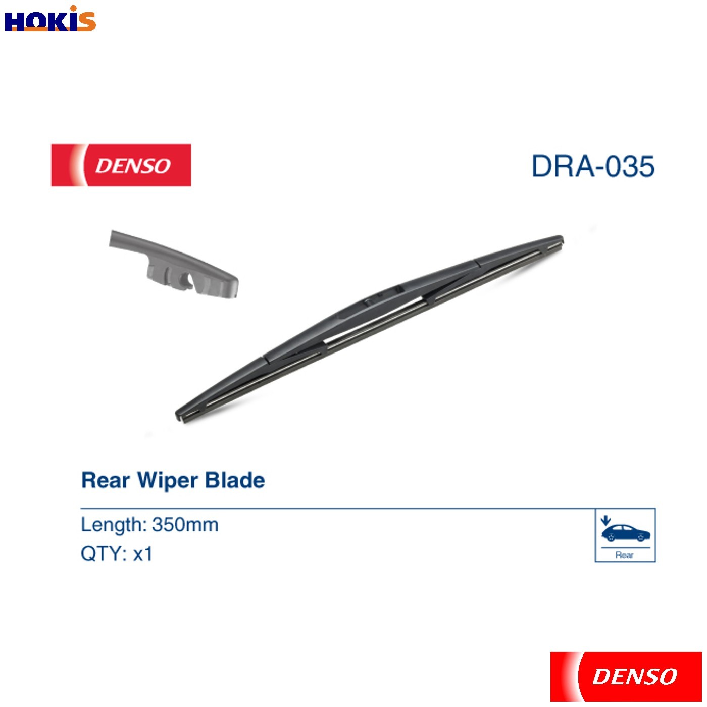 WIPER BLADE DRA-035 FOR MITSUBISHI CHALLENGER/II PAJERO/SHOGUN/IV/Van NATIVA FX