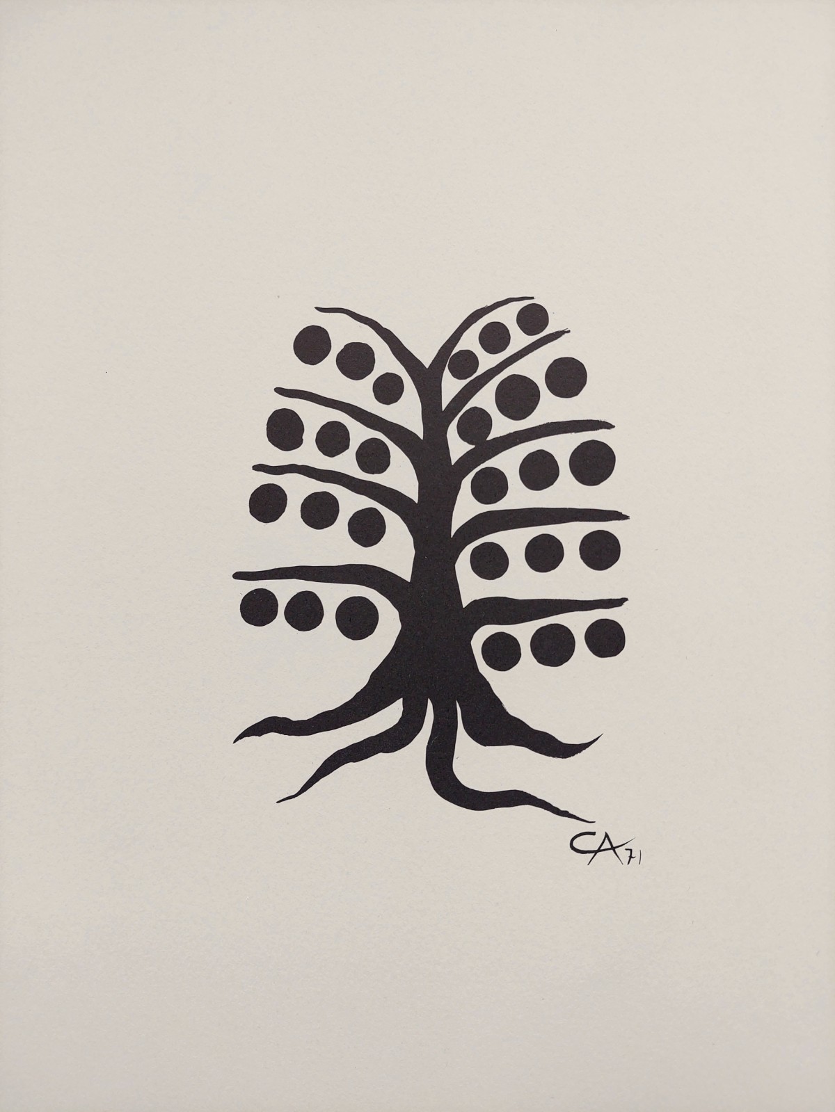 Alexander CALDER Original lithograph 