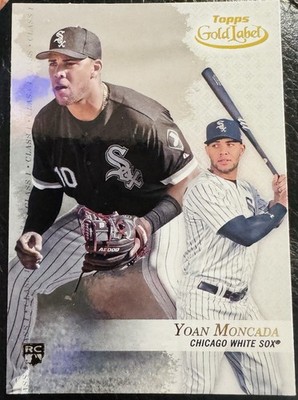2017 Topps Gold Label Class 1 #56 Yoan Moncada Rookie Card RC Chicago White Sox