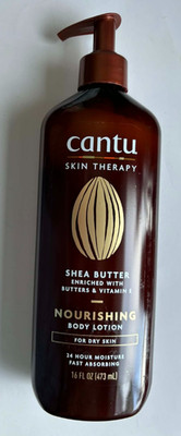 Cantu Skin Therapy Shea Butter Nourishing Body Lotion for Dry Skin 16 oz