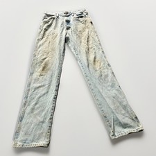 Vintage Wrangler Rugged Wear Light Blue Jeans Men's Unknown Size Distressed