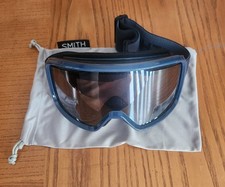 Smith Optics Ski/Snowboard Goggles Blue with Smoked Lens NIB