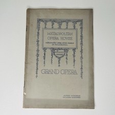 1914 1915 Metropolitan Opera House Philadelphia Grand Opera Program & Ads Book