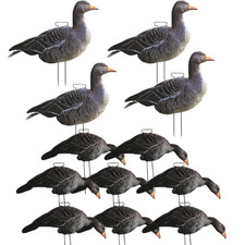 Silhouette Greylag Goose Decoy Kit Easy Carry Hunting Shooting Geese Decoys