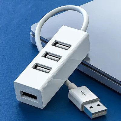 HIGH SPEED 4 PORT USB HUB 2.0 MULTI SPLITTER ERWEITERUNG DESKTOP PC LAPTOP ADAPTER