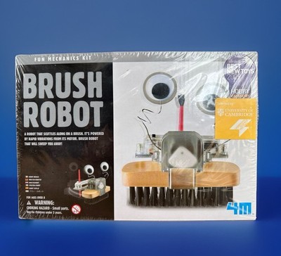 BRUSH ROBOT 4M Toysmith Educational Toy NEW, Science fair, Fun mechanics, SEALED