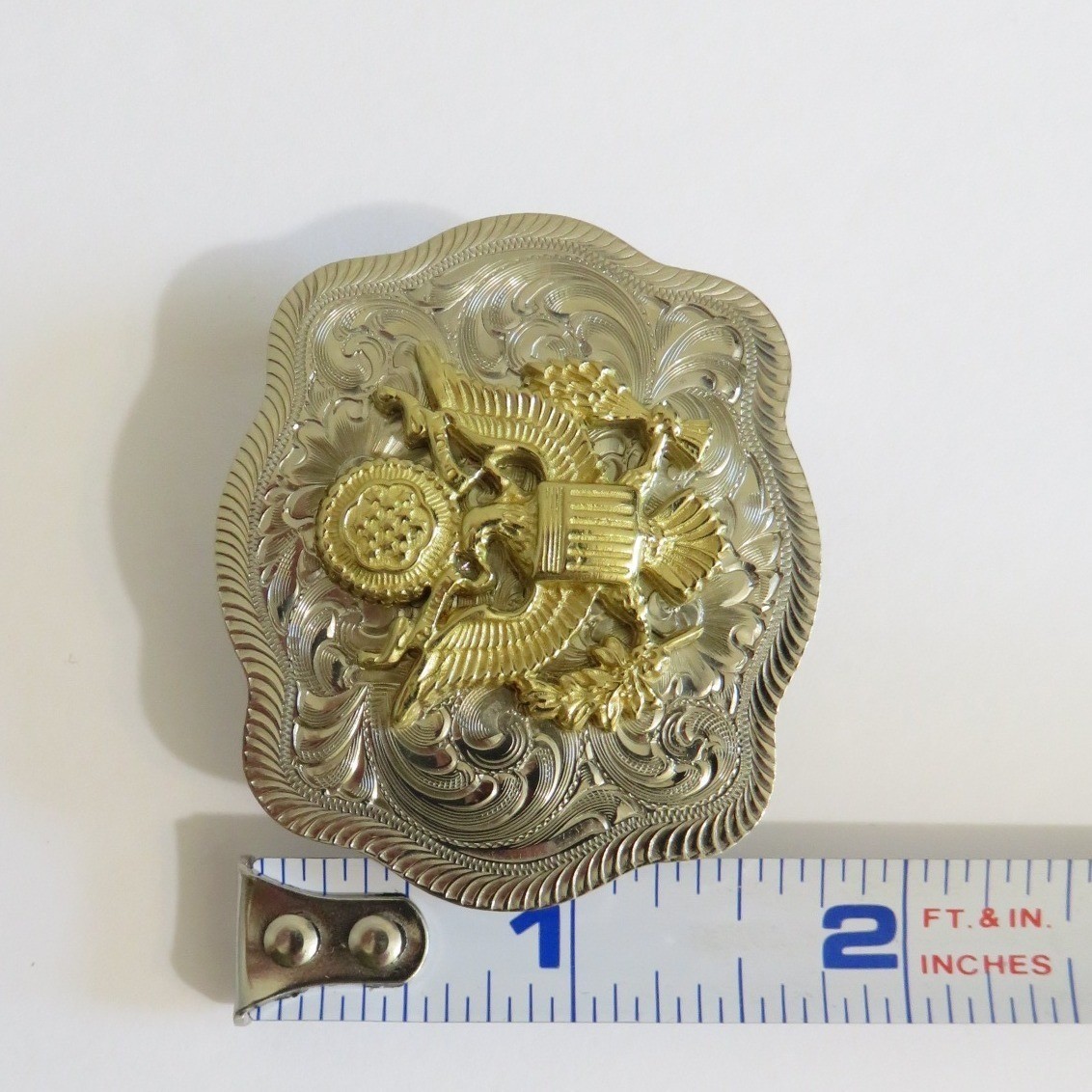 Montana Silversmiths US Great Seal Eagle Western Belt Buckle