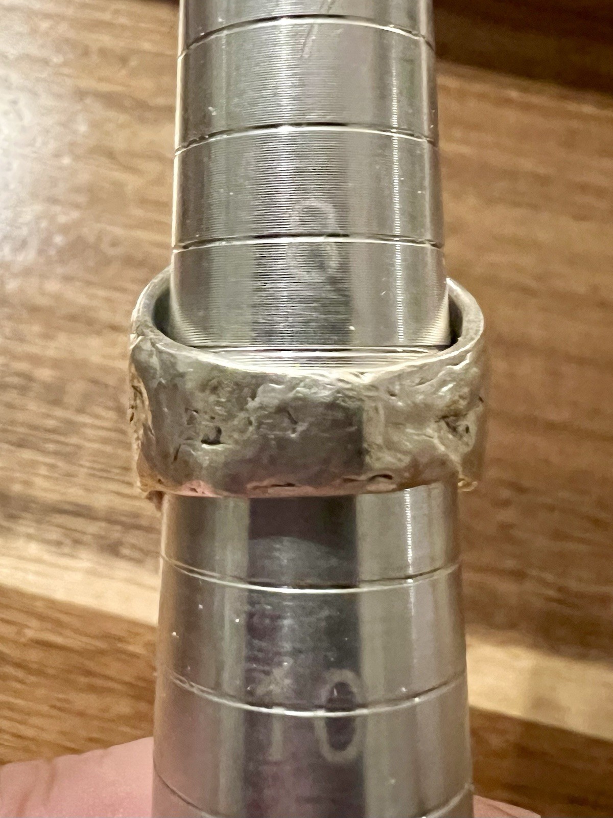 Skull Ring Solid Sterling Silver 925 johnny 10 Ri… - image 4