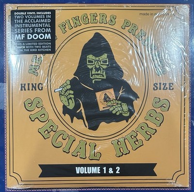 MF DOOM Metal Fingers Special Herbs Vol 1 & 2 Vinyl LP + 7 