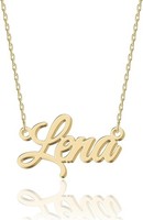 Namenskette 18K Vergoldet | Personalisierbar | Geschenk FüR Frauen | AnhäNger