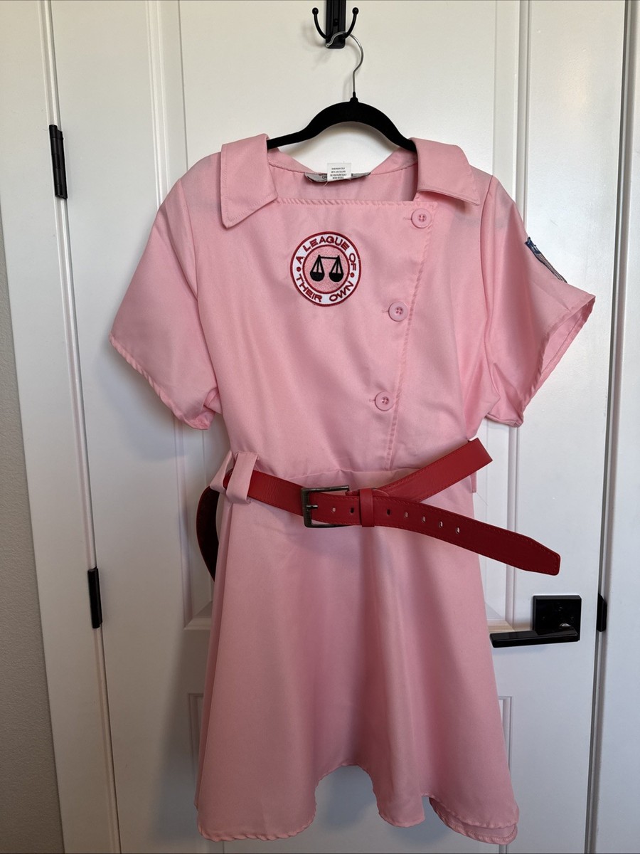 Rockford Peaches League Of Their Own GPBL Woman Baseball Dress With Cap &  Belt | eBay