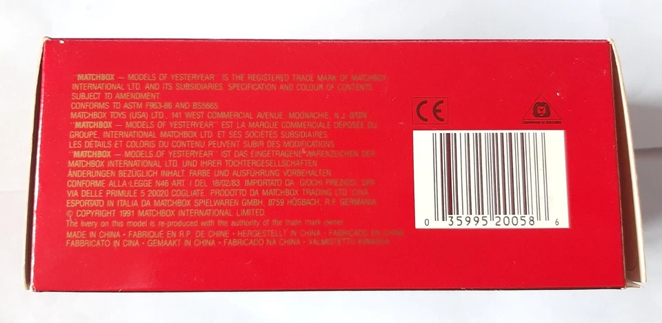 Matchbox Models of Yesteryear Y-45 1930 Bugatti Royale sc.1:46 - Immagine 4 di 4