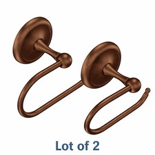  lot of 2 Moen Yorkshire Old World Bronze European Toilet Paper Holder