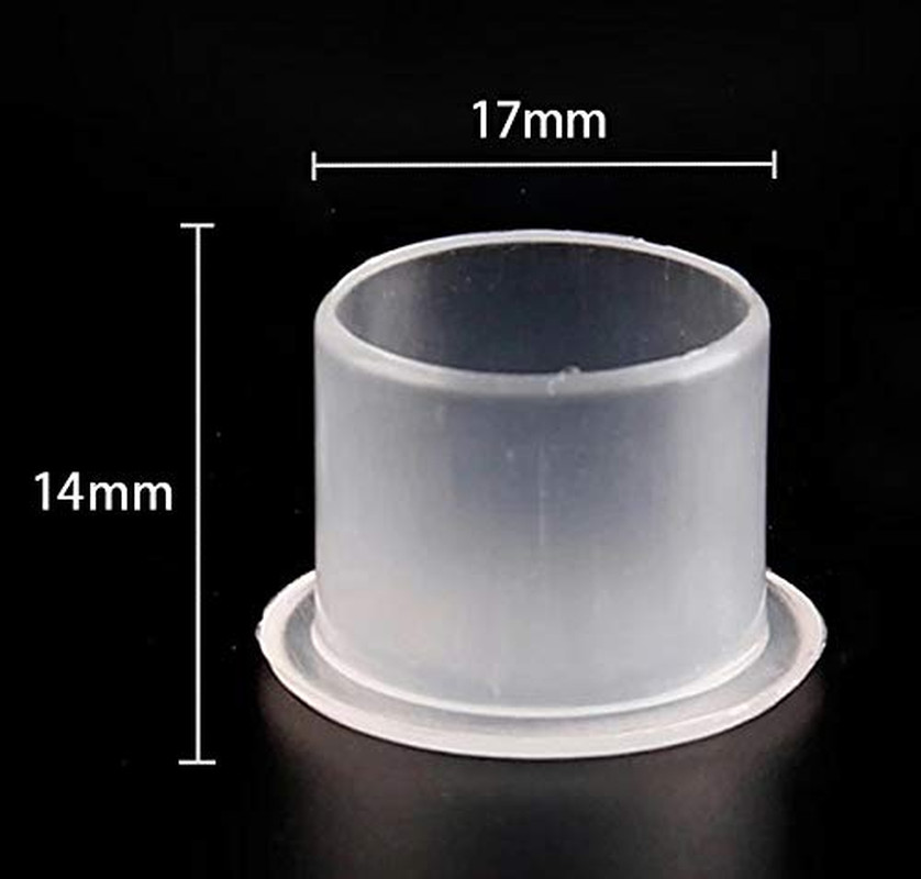 Tattoo Ink Caps,300Pcs Large Plastic Disposable Microblading Tattoo Pig