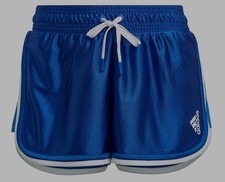 Adidas Women's Club 2-in-1 Shorts Small Shorts blue