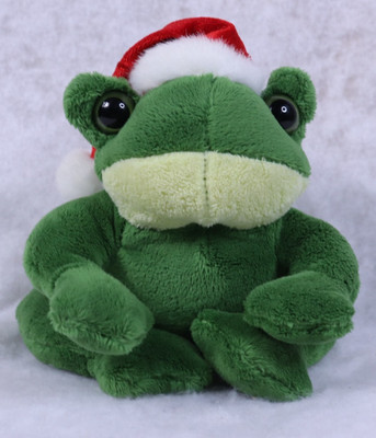 Christmas Frog Plush Toy Dan Dee Collector's Choice 6''