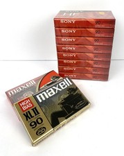 Lot Of 10 Brand New Cassette Tapes 8 Sony, 2 Maxell