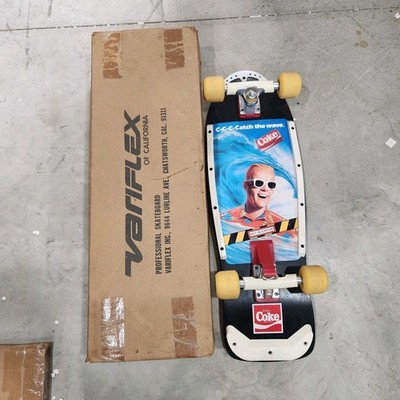 Variflex 1987 Coke Coca Cola Max Headroom C-c-c-Catch the Wave Skateboard New Sh