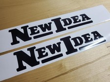New Idea Tractor Farm Decals Stickers Gloss Black 10 2 Fast Usa New Idea Tractor Farm Decals Stickers Gloss Black 10 2 Fast Usa