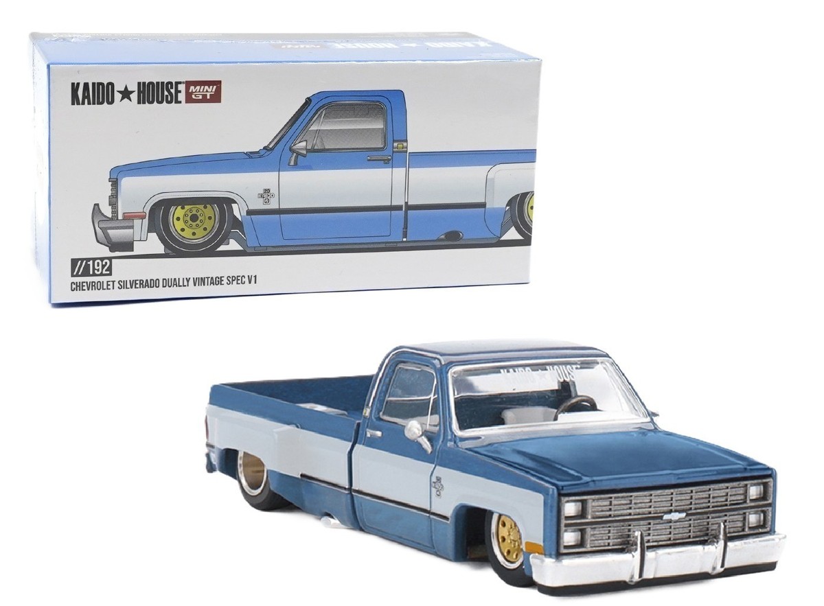 Kaido House x Mini GT 1:64 Chevrolet Silverado Dually Vintage Spec