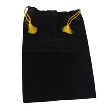 Black Velvet Drawstring Jewelry Pouch Gift Bag Wedding Party Favor Bag