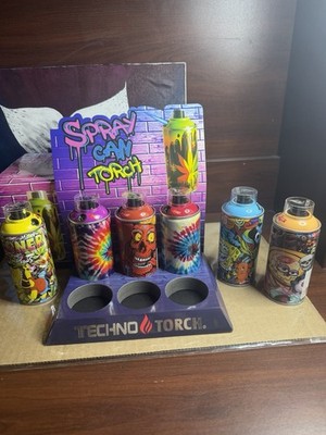 Techno Spray Can Torch   Display of 6 | Mixed Art Mixed Designs