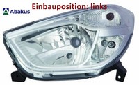 Abakus 551-1196L-LD-EM Hauptscheinwerfer Links Scheinwerfer FüR Dacia
