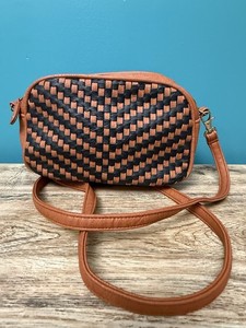 Under One Sky Brown Vegan Leather BOHO Backpack Sherpa Trim Matching Coin Purse Under One Sky Purse | eBay main image 2