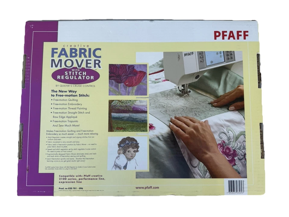 PFAFF Creative Fabric Mover Puntada Regulador Edredones Control de Crucero Serie 2100 Foto 3 de 4
