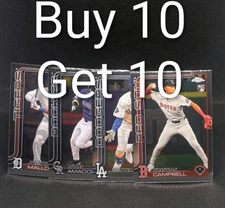2025 Topps Chrome Base Cards #151-300 - Buy 10 GET 10 - Complete Your Set
