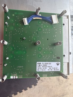 Complete Control Panel with wiring harness for an Electric Cooktop 1200W, 240V