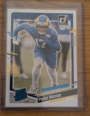Puca Nacua Rated Rookie Base Los Angeles Rams