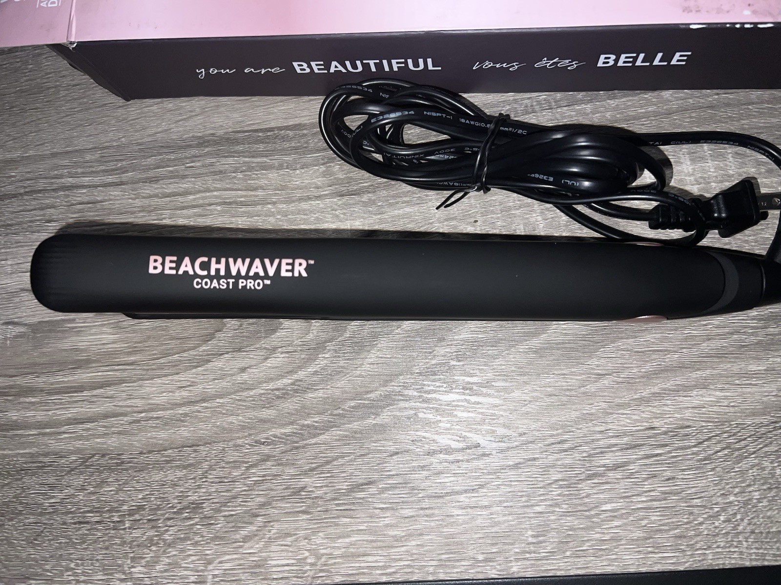 The Beachwaver Co. Coast Pro Titanium Flat Iron - Midnight Rose1-Inch Titanium