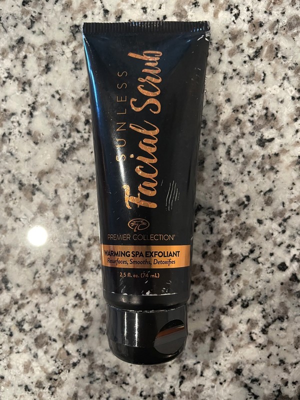 Palm Beach Tan Black Label Sunless Warming Facial Exfoliant - 2.5OZ - Brand New