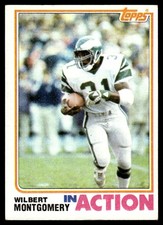 Wilbert Montgomery IA 1982 Topps #453 Philadelphia Eagles 28337 Football Card