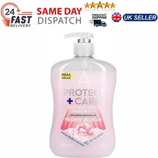 Astonish Protect & Care Antibacterial Hand Wash Peony Bloom 600ml Moisturising 3.15 per litre